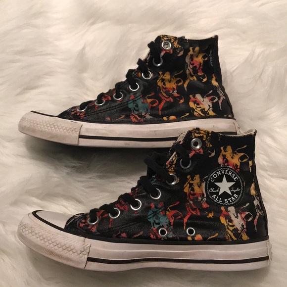 Rare! Converse Andy Warhol Cow Hightop Sneakers - Picture 3 of 7
